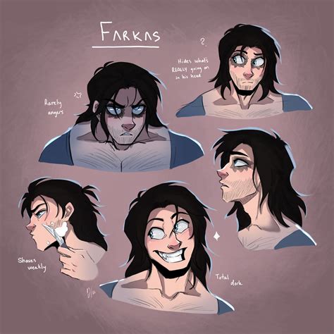 Skyrim Companions - Farkas Expressions by RachaelRRJ on DeviantArt