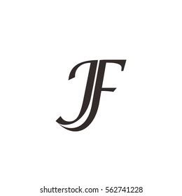 Jf Letter Logo Vector Stock Vector (Royalty Free) 562741228 | Shutterstock