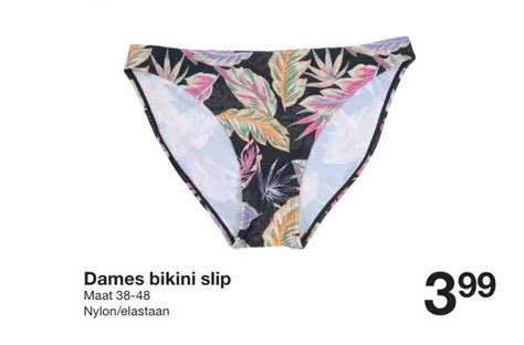 Dames Bikini Slip Aanbieding Bij Zeeman 1Folders Nl