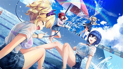 Sakimiya Iruka Tojou Michiru Izumi Kiri And Kazami Ellen Dolphin