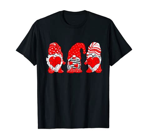 Cute Gnomes Valentines T Couple Matching T Shirt 2