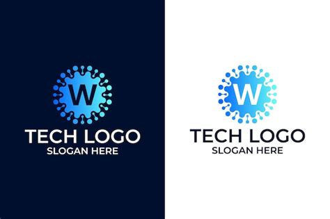 Premium Vector Smart And Creative Dots Or Points Letter W Logo Design