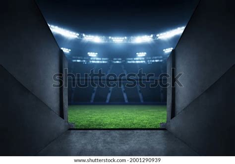 Professional Soccer Field Stadium Entrance Stock Photo 2001290939 ...