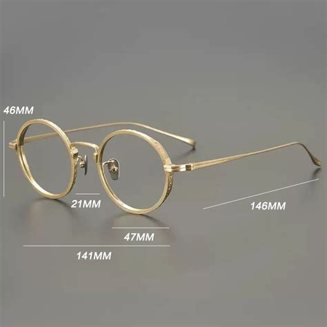 Saint Vintage Round Titanium Eyeglasses Frame – Fomolooo