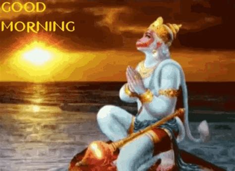 Hanuman Good Morning GIF - Hanuman Good Morning - Discover & Share GIFs