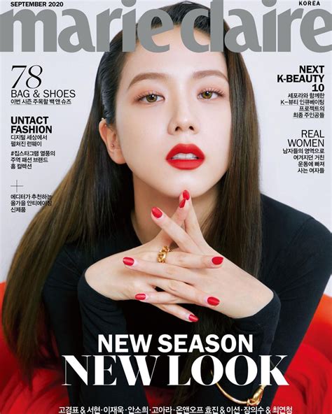 Blackpink Marie Claire Magazine Korea September Jisoo Celebmafia