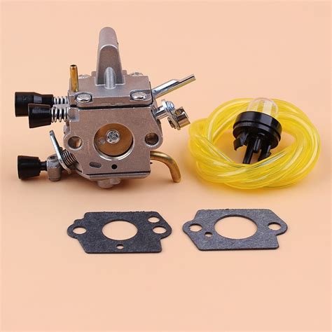 Carburetor Carb Fuel Hose Primer Bulb Kit Fit STIHL FS250 FS300 FS350