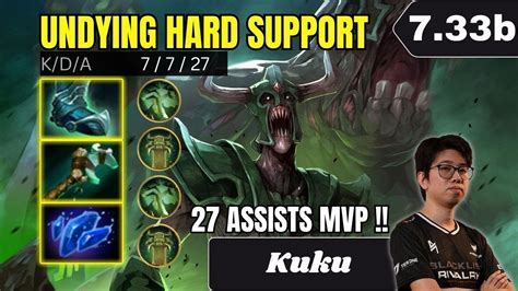 PATCH 7 33b Kuku Undying Hard Support Gameplay Dota 2 Full Match