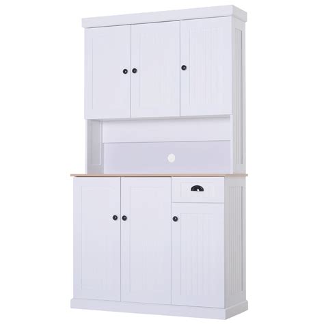 Homcom Storage Cabinet Cupboard Drawer Kitchen Pantry Home Organizer