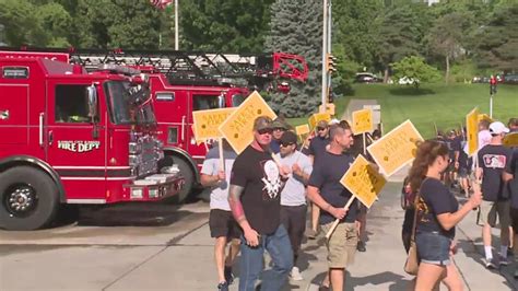 Kansas City Ks Firefighters Protest Leadership Firefighternation Fire Rescue Firefighting