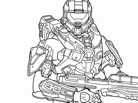 Halo Helmet Coloring Pages at GetDrawings | Free download