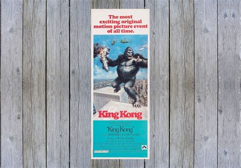 King Kong Vintage Movie Poster Print Style B X Mil Paper Ebay