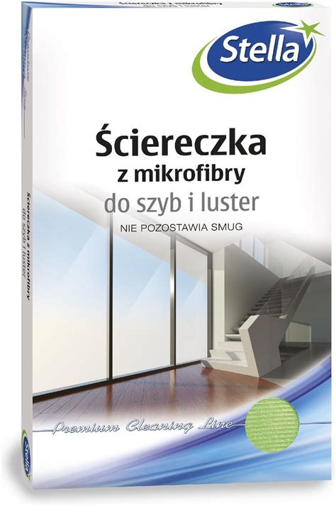 Stella Ściereczka Z Mikrofibry Do Szyb I Luster Nie Pozostawia Smug