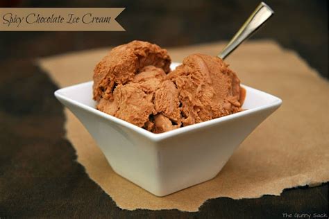 The Gunny Sack {southwest Inspired} Homemade Spicy Chocolate Ice Cream