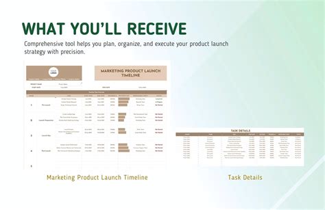 Marketing Product Launch Timeline Template in Excel, Google Sheets ...