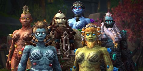 World Of Warcraft Reveals Earthen Racial Abilities And Class Models