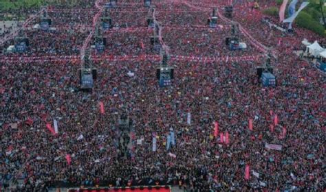 Stanbul Da Tarihi Miting Milyonlar Maltepe Ye Ak N Etti Son Dakika