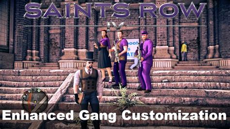 Saints Row Mod Spotlight Enhanced Gang Customization Youtube