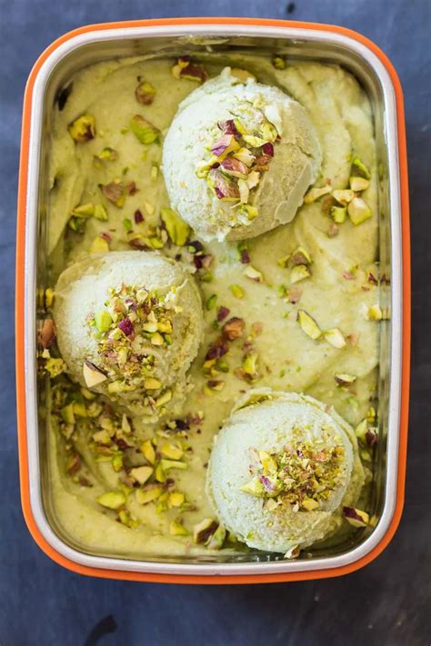 A No Churn Super Easy Pistachio Ice Cream Recipe Made With Homemade Pistachio Paste To Keep Us