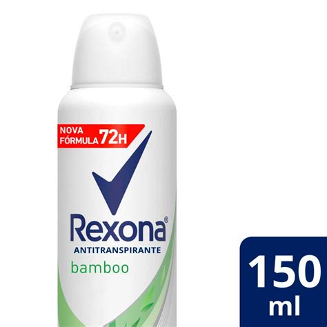 Desodorante Rexona Feminino Bamboo Aerossol Antitranspirante Com 150ml