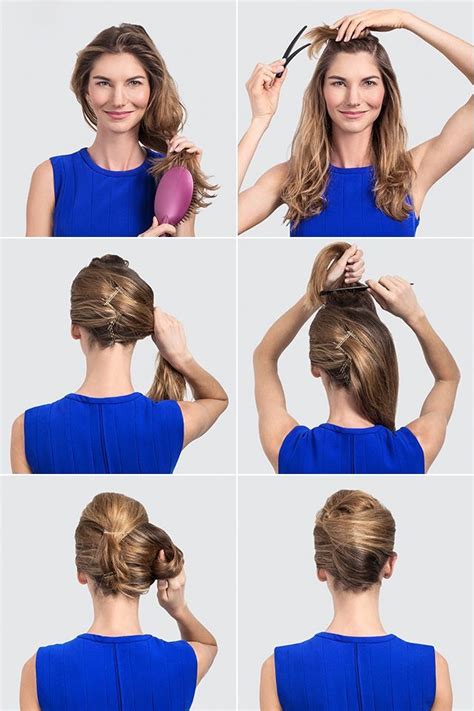 Easy French Twist Teased Hair French Twist Hair Long Hair Styles