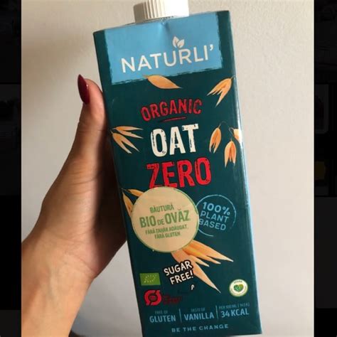 Naturli Organic Oat Zero Vanilla Milk Review Abillion