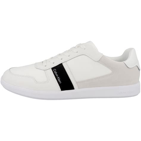 Calvin Klein Low Top Lace Up Mix Sneaker Low Weiss