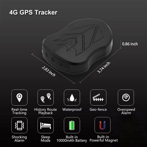 SinoTrack 4g St 915 Waterproof Gps Tracker Vehicle Track Locator Magnet