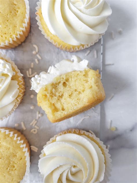 Small Batch Vanilla Cupcakes My Happy Bakes