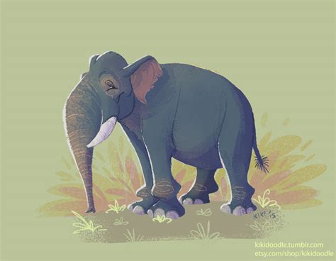 Asian Elephant By Kiki Doodle On Deviantart