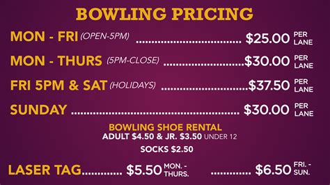 ALL STAR BOWLIG – SANDY PRICING | All Star Bowling & Entertainment