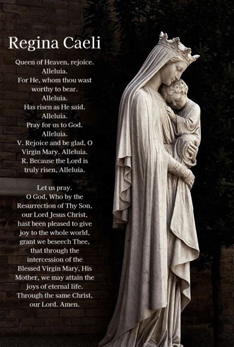 regina caeli blessed mother statue mary statue sacred art