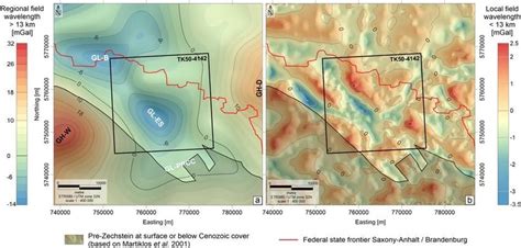 Separation Of The Regional A And Local B Gravity Anomaly Field By