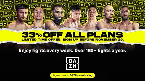 DAZN Black Friday Offer: Watch the world's best boxing with huge ...