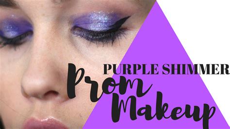 Purple Makeup For Prom