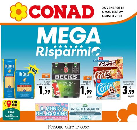 Volantino Conad Mega Risparmio Fino Al Dal