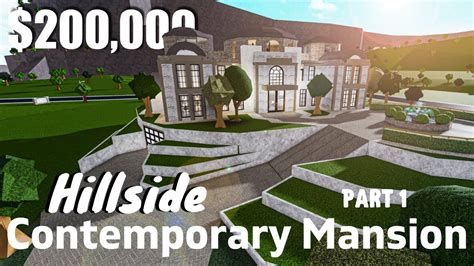 Roblox Bloxburg Hillside Mansion