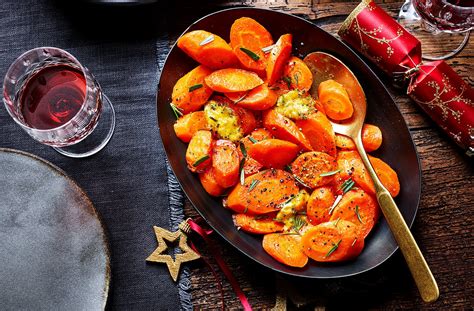 Roasted Carrots With Honey And Orange Butter Recipe Christmas Side