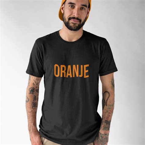 Ek Wk Koningsdag T Shirt Met Tekst Oranje In Oranje