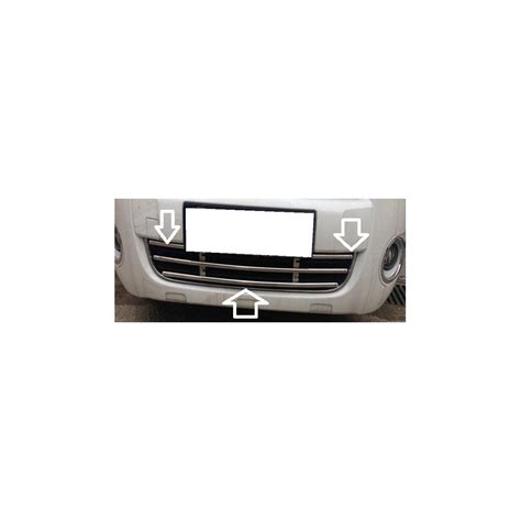 Grille De Calandre Inferieure INOX PEUGEOT PARTNER 2006 2013