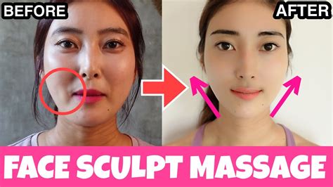 FACE SCULPTING MASSAGE Lift Cheekbones Eye Bags Smooth Facial