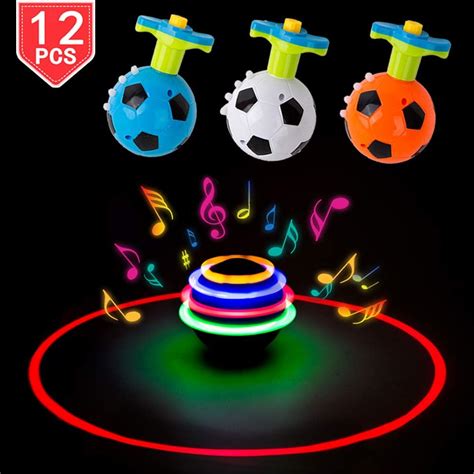 Amazon PROLOSO Spinning Top LED Toys Light Up Rotary Desktop