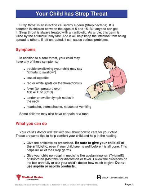 Your Child has Strep Throat by Pritchett & Hull Associates, Inc. - Issuu