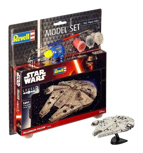 Star Wars: Millennium Falcon Model Set 1/241 Model Kit (10cm) - Merchoid