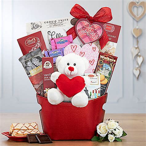 Valentine Wishes: Valentine's Day Gift Basket by Gift Baskets Etc