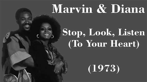 Marvin And Diana Stop Look Listen To Your Heart Legendas En Pt Br Youtube