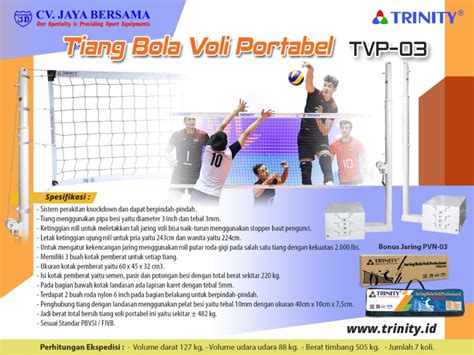 Tiang Voli Portabel TVP 03 TRINITY