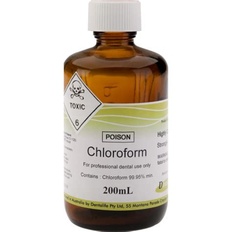 Chloroform Amber Glass Bottle 200ml - Dental Zone