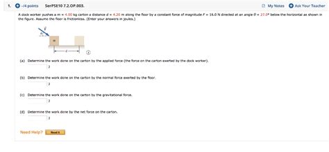 Solved My Notes + Ask Your Teacher 1. -/4 points SerPSE10 | Chegg.com 