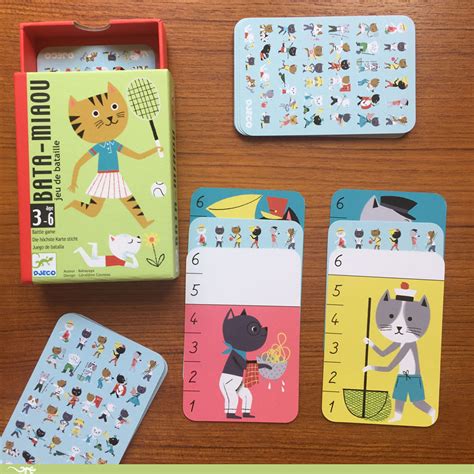 Jeu De Cartes Djeco Bata Miaou Chez Scoleo Jeux